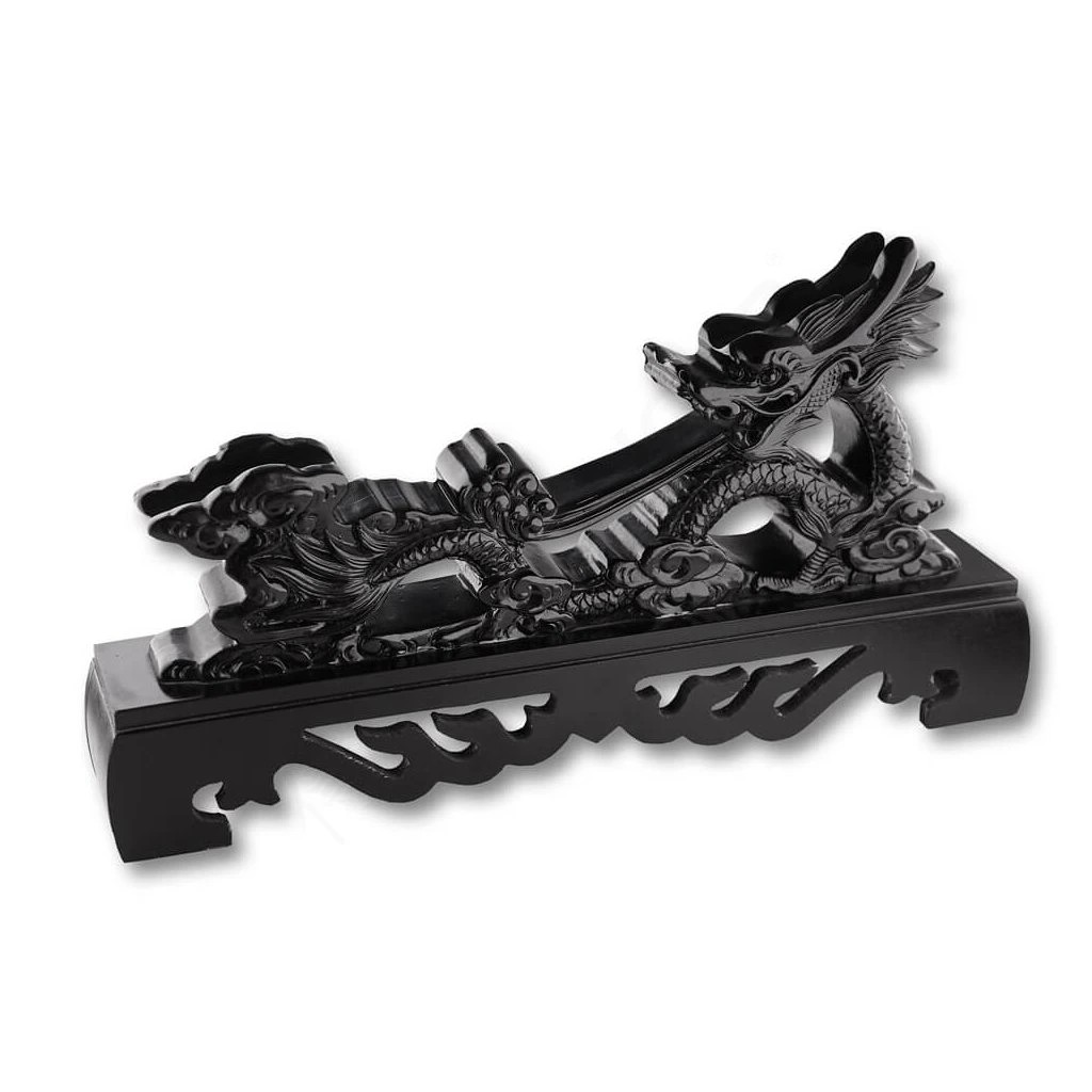 foto Kawashima D�ev�n� stojan na katanu Drak � �ern� lesk